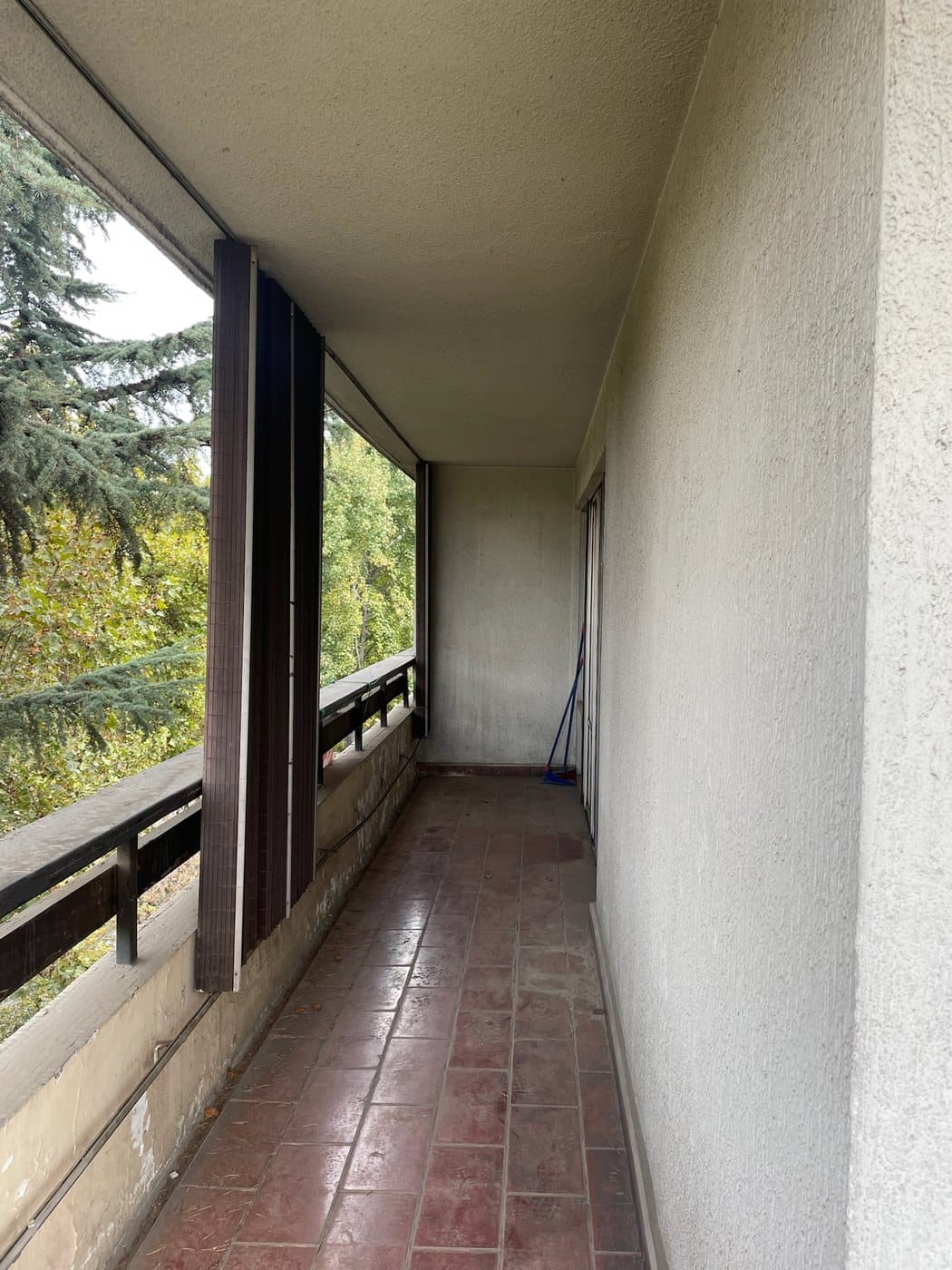 Terraza antes de la remodelación